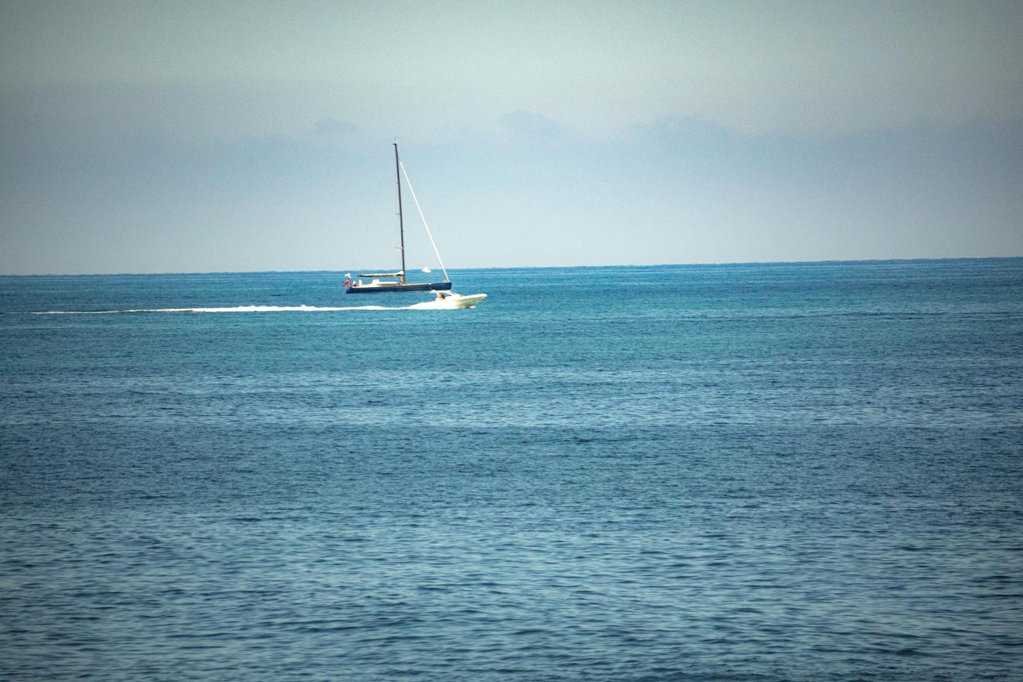 Vistas Y Terraza Panoramica Frente Al Mar En Denia, Las Rotas Bagian luar foto