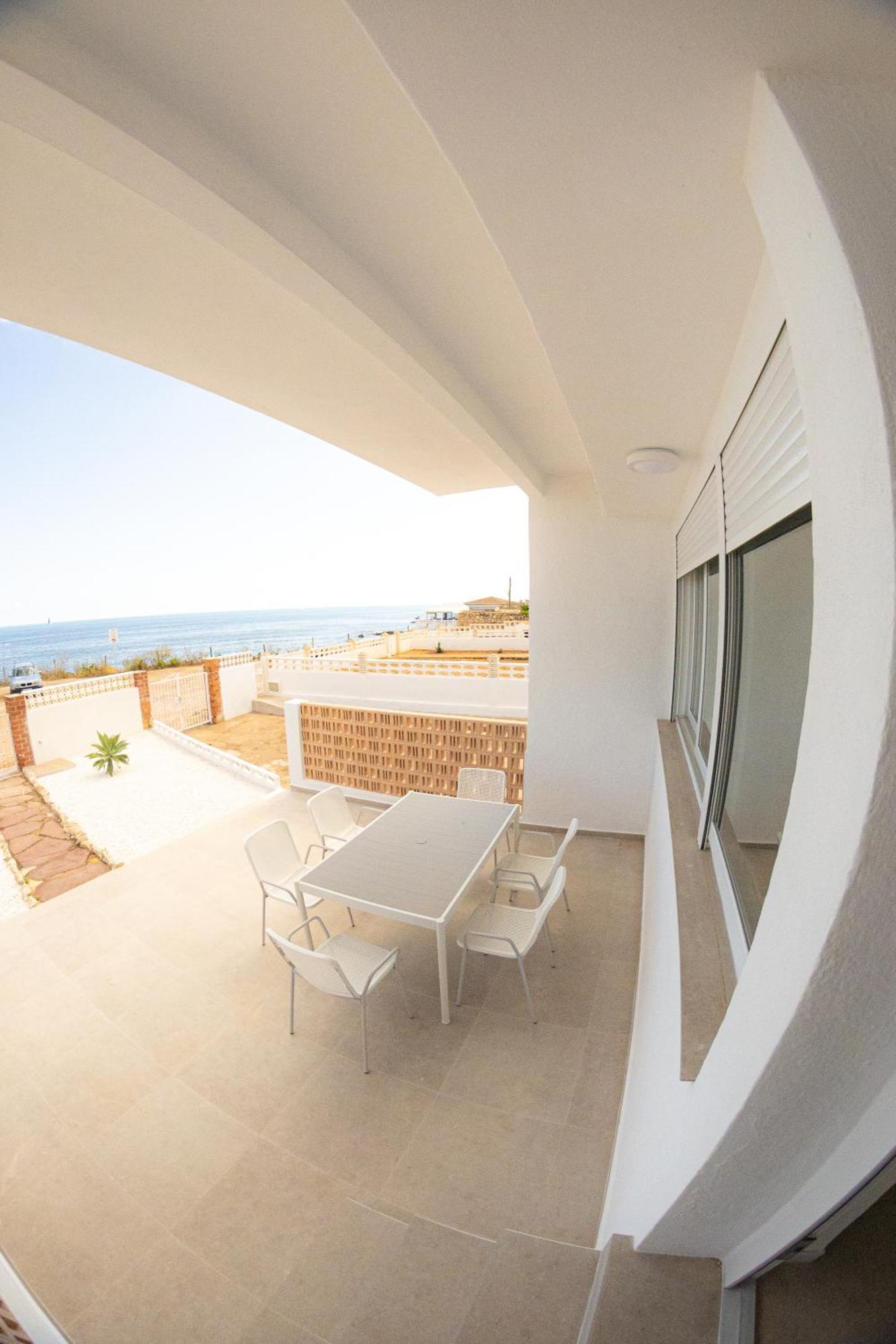 Vistas Y Terraza Panoramica Frente Al Mar En Denia, Las Rotas Bagian luar foto